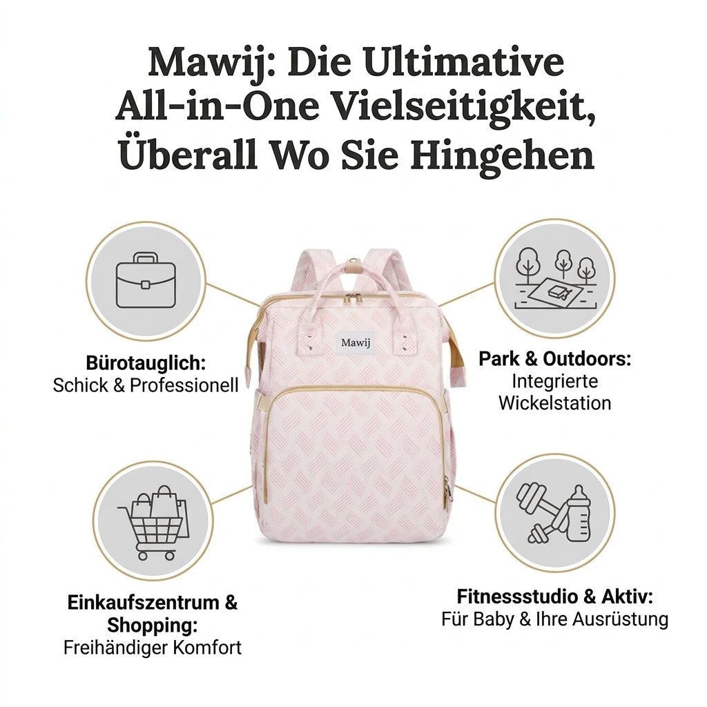 Mawij® Wickelrucksack